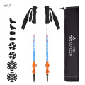 Outdoor Camping adjustable hiking poles nordic hiking sticks best carbon trekking pole